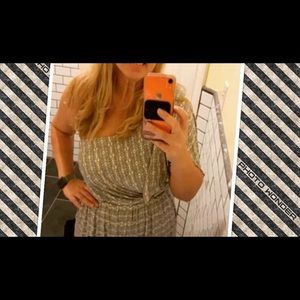 Anthropologie Maeve one shoulder size L